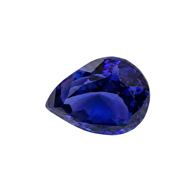 Tanzanite, oval — Merelani, Tanzania