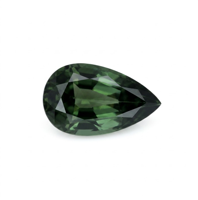 Teal sapphire — where sea meets stone